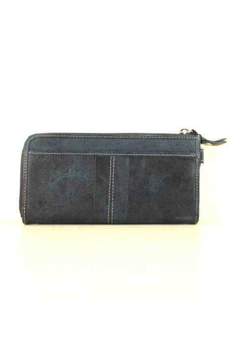 MOUSTACHE （ムスタッシュ） ラウンドジップレザーウォレット　財布 メンズ ファッション雑貨