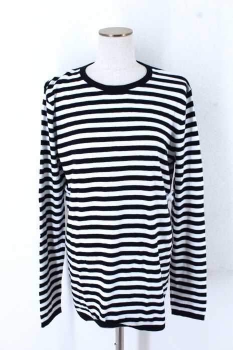 agnes b. (アニエスベー) カシミヤ混ボーダーカットソー レディース トップス