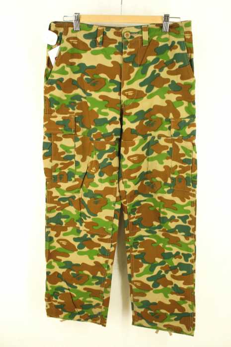 A BATHING APE (アベイシングエイプ) 1ST CAMO カモ柄パンツ メンズ パンツ
