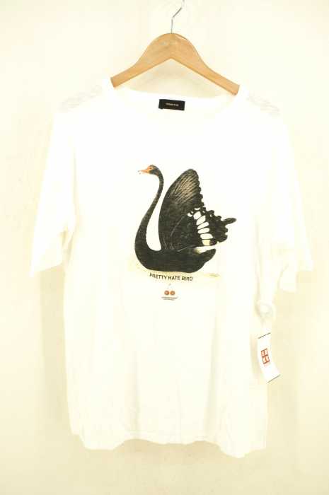 UNDERCOVER （アンダーカバー） CS BLACK BIRD F プリントTシャツ レディース トップス