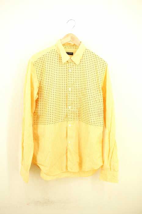 COMME des GARCONS HOMME (コムデギャルソンオム) 柄切替チェックシャツ メンズ トップス