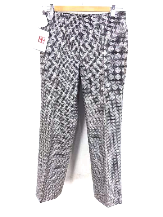 JUNYA WATANABE COMME des GARCONS(ジュンヤワタナベコムデギャルソン) AD1999 00SS 撥水加工総柄ノータックスラックスパンツ レディース パンツ