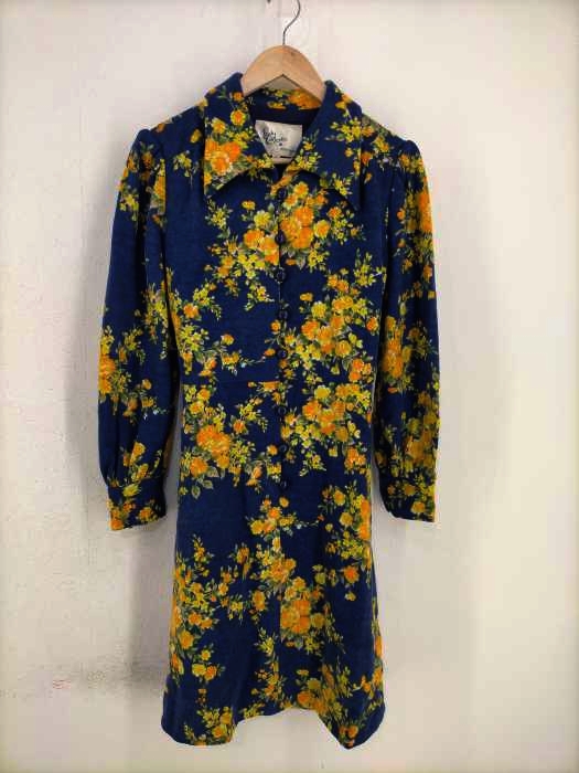 USED古着（ユーズドフルギ） SODY CLOVER 花柄ボタンワンピース レディース ワンピース