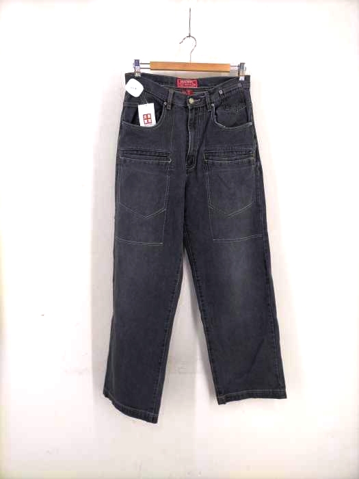 USED古着（ユーズドフルギ） MACHINE JEANS ステッチデザイン デニムパンツ メンズ パンツ