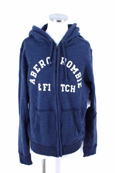 Abercrombie & Fitch （アバクロンビーアンドフィッチ） ロゴジップアップパーカー メンズ トップス