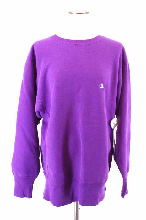 Champion (チャンピオン) 90s目刺繍リバースウィーブクルネーックスウェット メンズ トップス