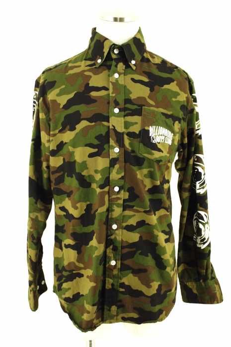 Billionaire Boys Club （ビリオネアボーイズクラブ） 袖プリントカモ柄シャツ メンズ トップス