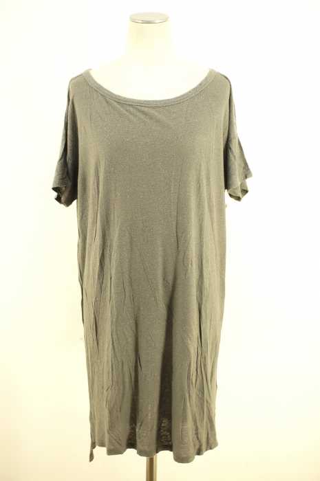 T by Alexander Wang (ティーバイアレキサンダーワン) レーヨンシルクサイドスリットカットソー レディース トップス