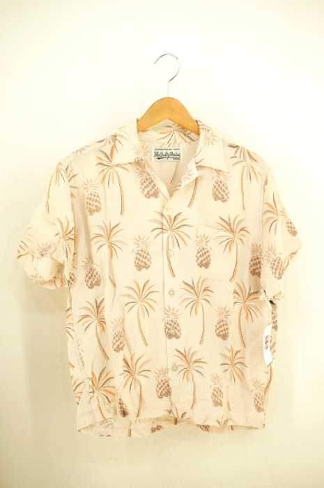 WACKO MARIA（ワコマリア） PRINTED PINEAPPLE & PALM TREE S/S HAWAIIAN SHIRT メンズ トップス