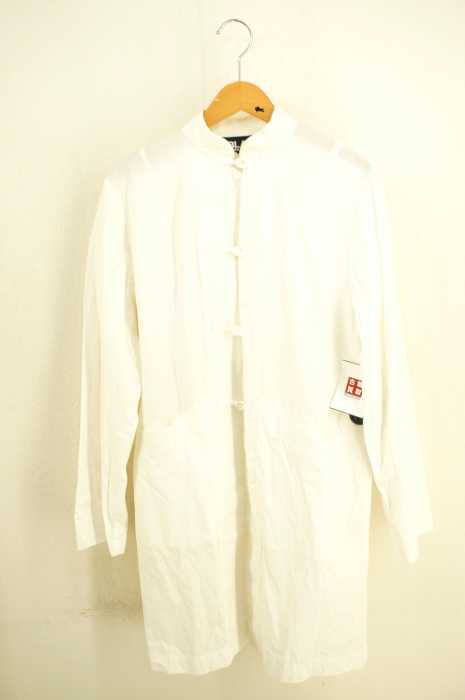 BLACK COMME des GARCONS （ブラックコムデギャルソン） AD2016 コットンロングチャイナシャツ メンズ トップス