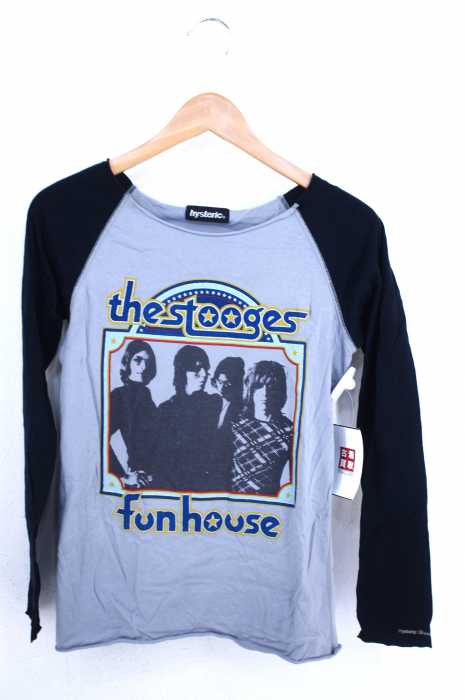 HYSTERIC GLAMOUR (ヒステリックグラマー) 断ち切り加工 フォトプリントTee レディース トップス