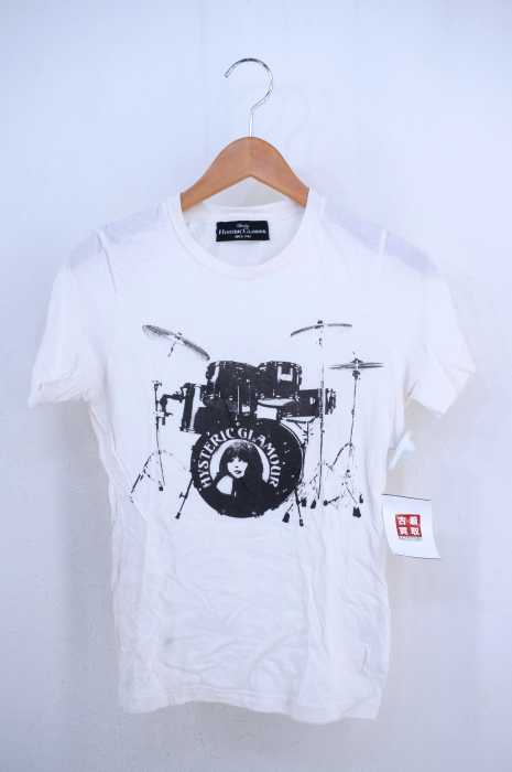 HYSTERIC GLAMOUR （ヒステリックグラマー） スパンコール装飾 プリントTee レディース トップス