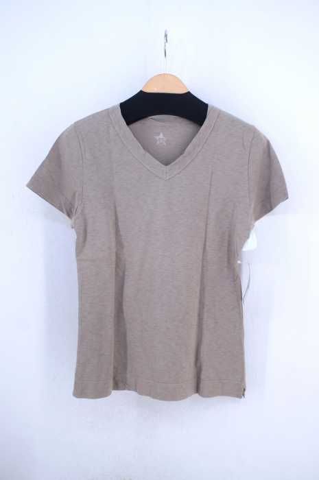 45rpm (フォーティーファイブアールピーエム) 45星Tシャツ ジンバブエコットン Vネック半袖Tシャツ レディース トップス