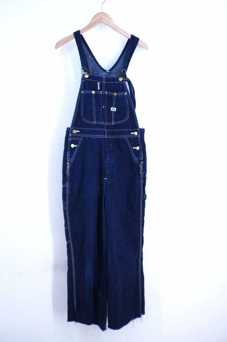 Lee （リー） SANFORIZED カットオフ加工 デニムオーバーオール レディース オールインワン