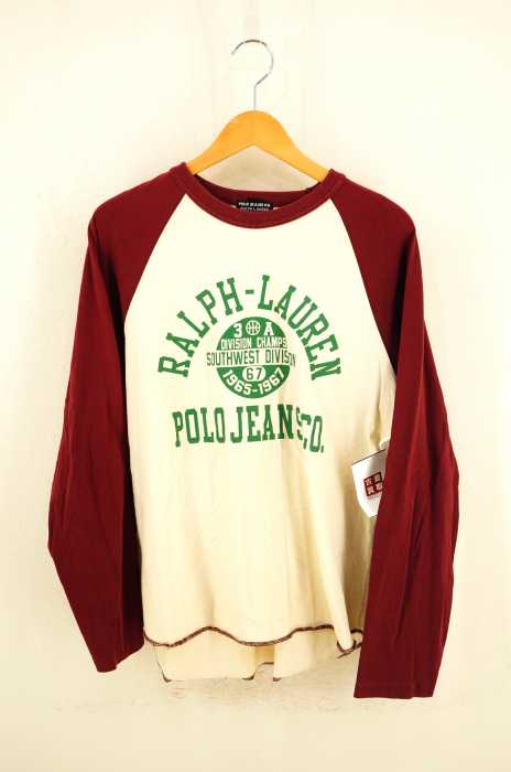 POLO JEANS COMPANY RALPH LAUREN (ポロジーンズカンパニーラルフローレン) ラグランフットボールTシャツ メンズ トップス