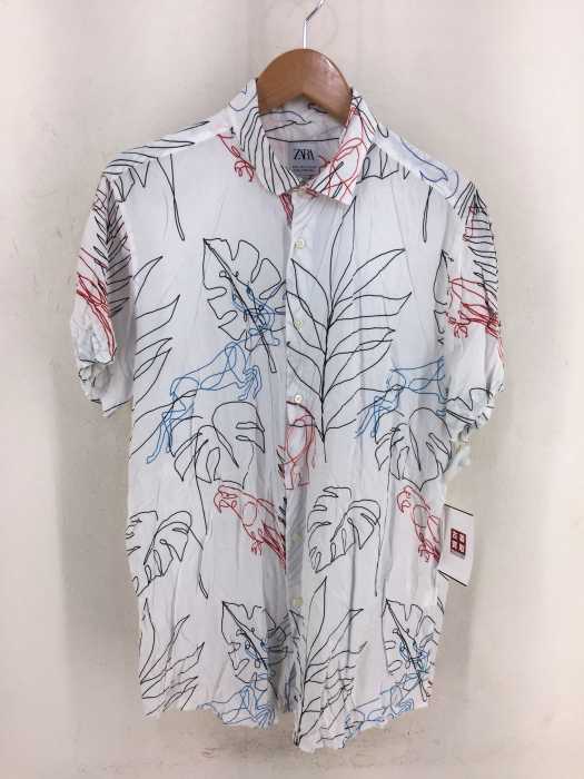 ZARA（ザラ） 総柄　レーヨンシャツ メンズ トップス