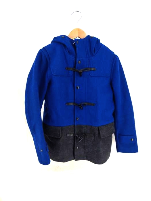 FREAKS STORE(フリークスストア) 裏地カモ フード付き ダッフルコート メンズ アウター
