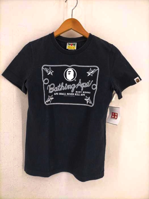 BAPE（ベイプ） プリントクルーネックTシャツ レディース トップス