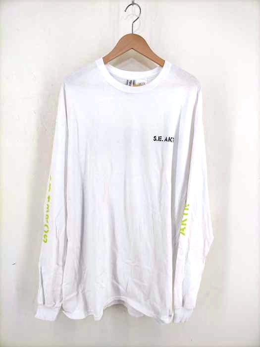 68&BROTHERS（シックスティエイトアンドブラザーズ） S.E.AKTR 両面プリントロングTシャツ メンズ トップス