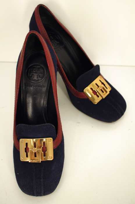 TORY BURCH (トリーバーチ) チャンキーヒールパンプス レディース シューズ