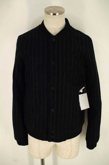 ZARA MAN （ザラマン） 15AWストライプボタン留めボンバージャケット メンズ アウター