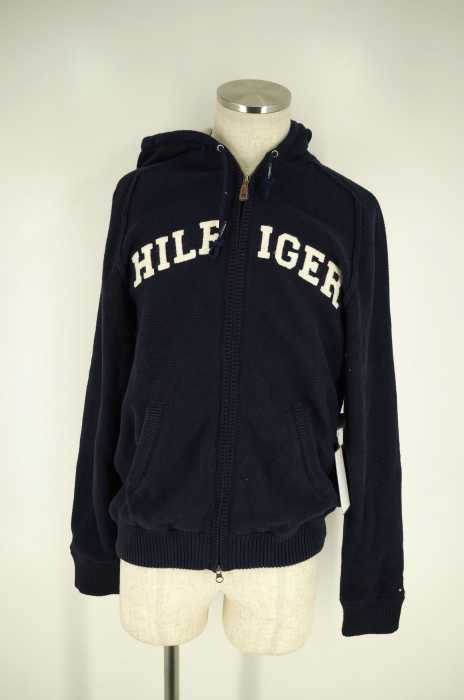 TOMMY HILFIGER (トミーヒルフィガー) 刺繍ニットパーカー メンズ アウター