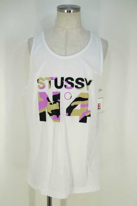 STUSSY （ステューシー） N°4 プリントタンクトップ メンズ トップス