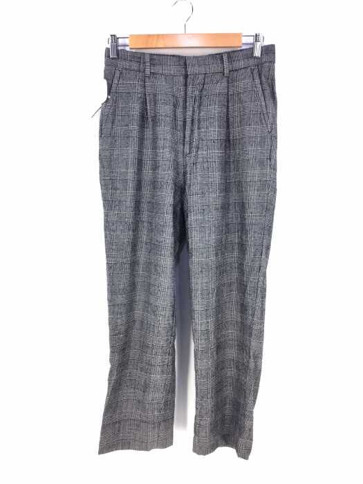 Steven Alan （スティーブンアラン） グレンチェック　ウールスラックス　9分丈 メンズ パンツ