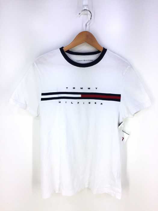 TOMMY HILFIGER （トミーヒルフィガー） フロントロゴ刺繍Tシャツ メンズ トップス