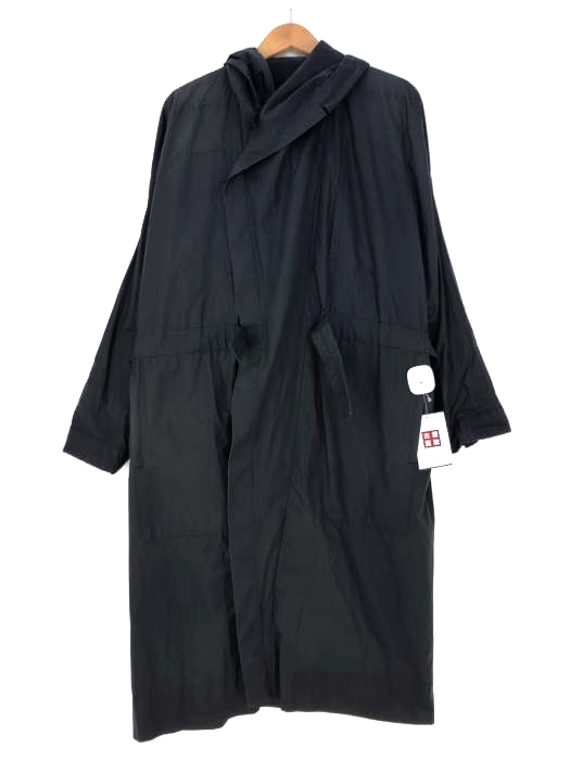 JAN-JAN VAN ESSCHE（ヤンヤンヴァンエシュ） PARKA#7 OF F- BLACK COATED COTTON メンズ アウター