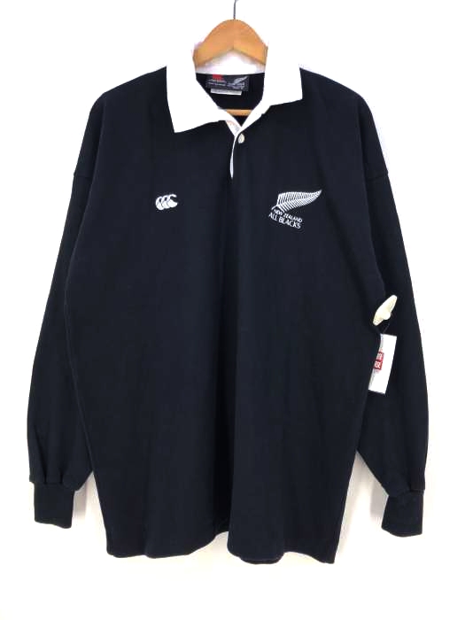 CANTERBURY OF NEW ZEALAND（カンタベリーオブニュージーランド） new zealand all blacks ラガーシャツ メンズ トップス