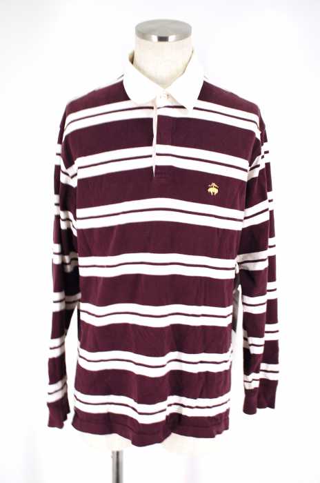 BROOKS BROTHERS（ブルックスブラザーズ） ボーダー長袖ポロシャツ メンズ トップス