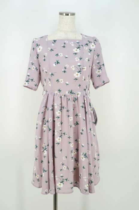 Dazzlin ダズリン 16ss 花柄フレアワンピース レディース ワンピース ブランド古着買取販売バズストア