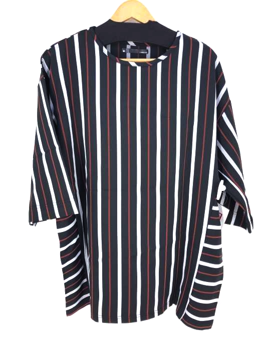 CASPER JOHN（キャスパージョン） ビックシルェットストライプカットソー メンズ トップス