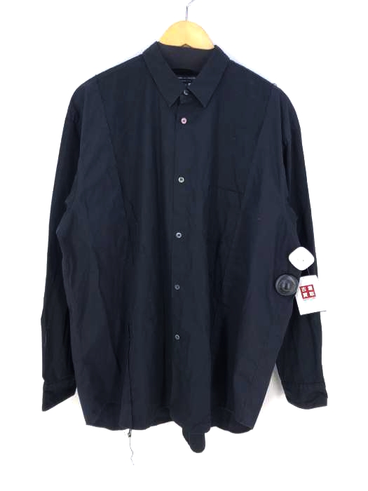 COMME des GARCONS HOMME PLUS(コムデギャルソンオムプリュス) AD2017 素材切替 再構築シャツ メンズ トップス