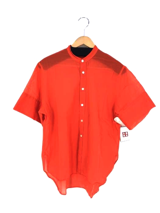 BEAUTY & YOUTH UNITED ARROWS（ビューティーアンドユースユナイテッドアローズ） BY コットンオーガンジーバンドカラー5分袖シャツ レディース トップス
