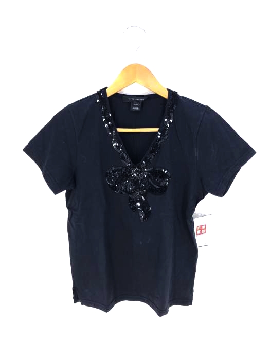 MARC JACOBS(マークジェイコブス) 装飾デザインVネックカットソー レディース トップス