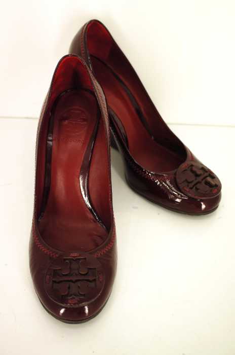 TORY BURCH （トリーバーチ） ウェッジソールエナメルパンプス レディース シューズ