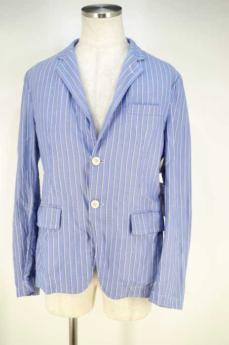 COMME des GARCONS HOMME （コムデギャルソンオム） AD2008 ストライプ柄2Bジャケット メンズ アウター