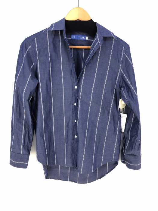 Maker's Shirt 鎌倉（メーカーズシャツカマクラ） ストライプ　スキッパーシャツ/ブラウス レディース トップス