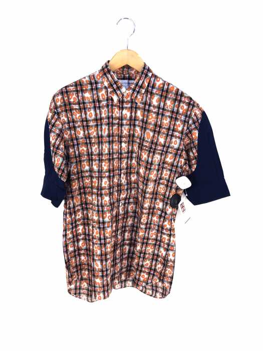 COMME des GARCONS SHIRT（コムデギャルソンシャツ） 12年 総柄袖切り替えシャツ メンズ トップス