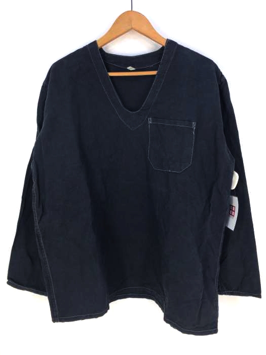 USED古着（ユーズドフルギ） 後染め メディカルシャツ ハンガリー軍 メンズ トップス