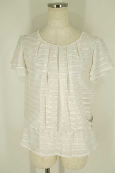 TRUDEA (トルディア) ボーダー柄シフォントップス レディース ワンピース