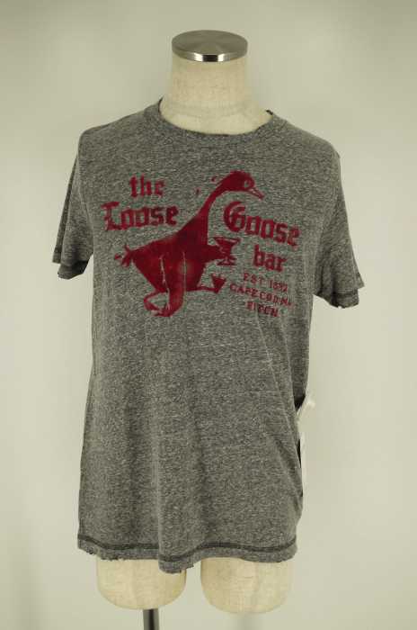 Abercrombie & Fitch （アバクロンビーアンドフィッチ） フロッキープリント加工Tシャツ メンズ トップス