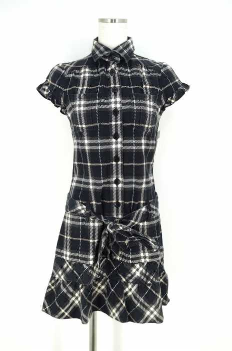 BURBERRY LONDON BLUE LABEL （バーバリーロンドンブルーレーベル） チェック柄シャツワンピース レディース ワンピース