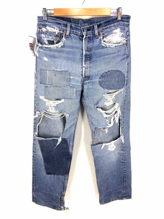 Levis（リーバイス） USA製 リメイクダメージデニム レディース パンツ