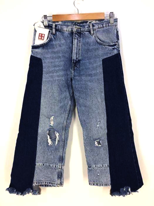 ZARA TRF(ザラティーアールエフ) リメイクダメージ加工デニムパンツ レディース パンツ