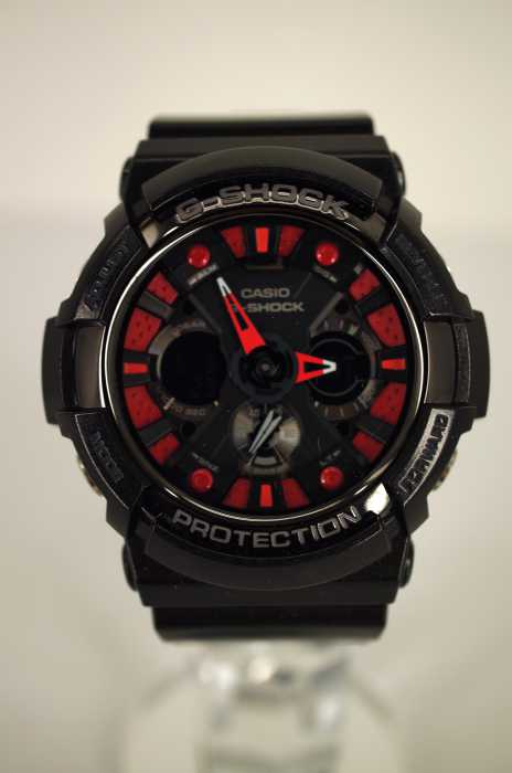 CASIO G-SHOCK （カシオジーショック） GA-200SH クロノグラフデジアナ腕時計 メンズ ファッション雑貨