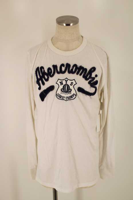Abercrombie & Fitch （アバクロンビーアンドフィッチ） フロントワッペンロングTシャツ/カットソー メンズ トップス