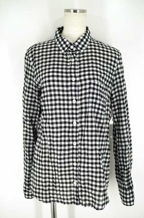 J.CREW (ジェイクルー) しわ加工ギンガムチェックボタンシャツ レディース トップス